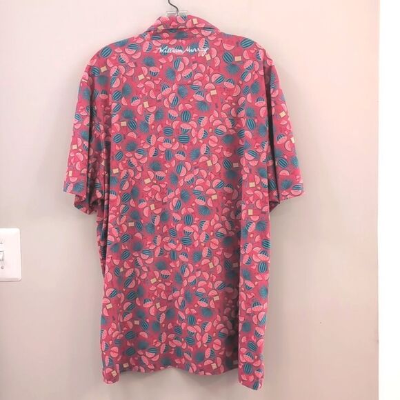 William Murray SEED SPITTERS Golf POLO Pink Watermelon Print Size XL - Picture 7 of 10